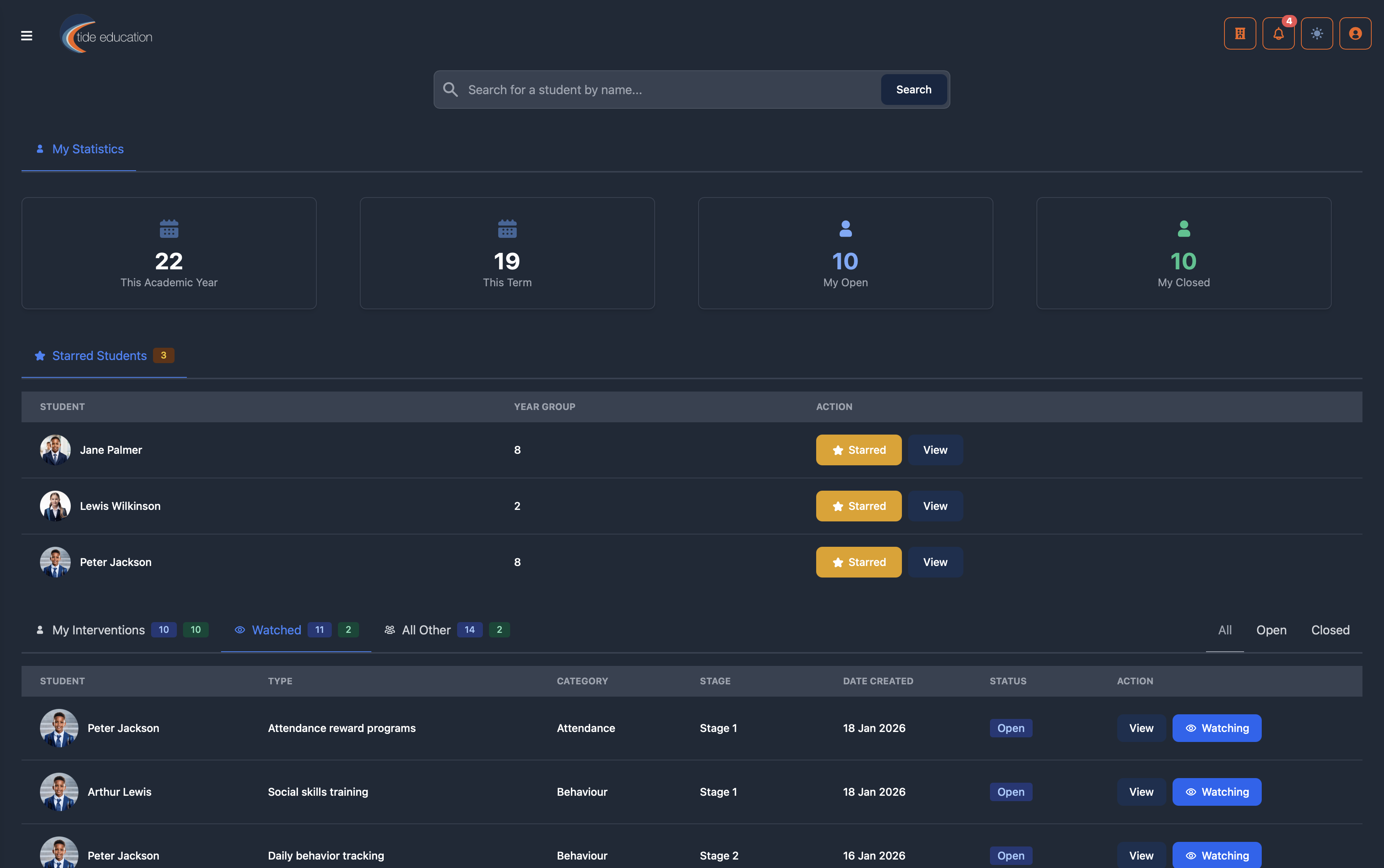 Meeting - desktop view