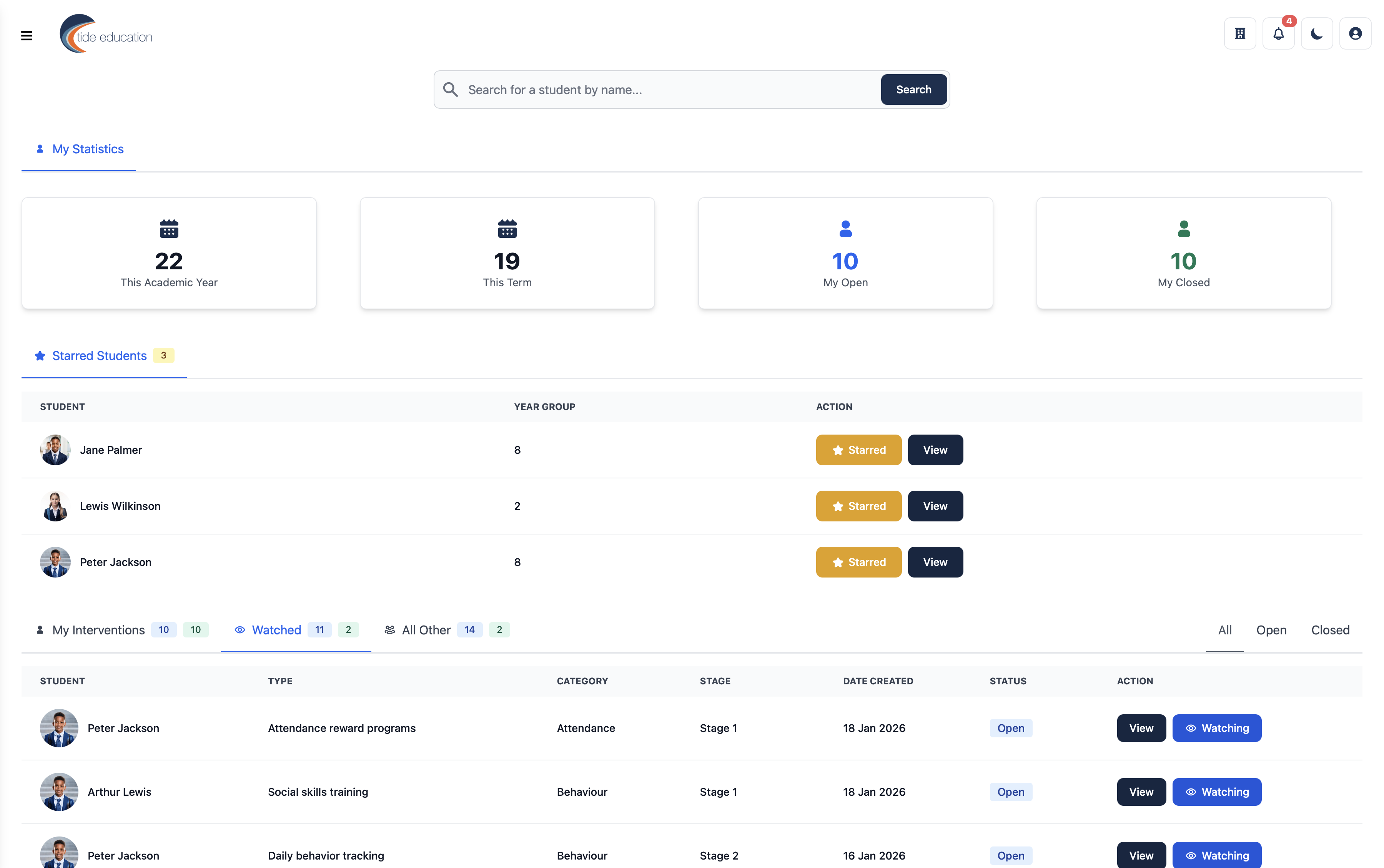 Meeting - desktop view