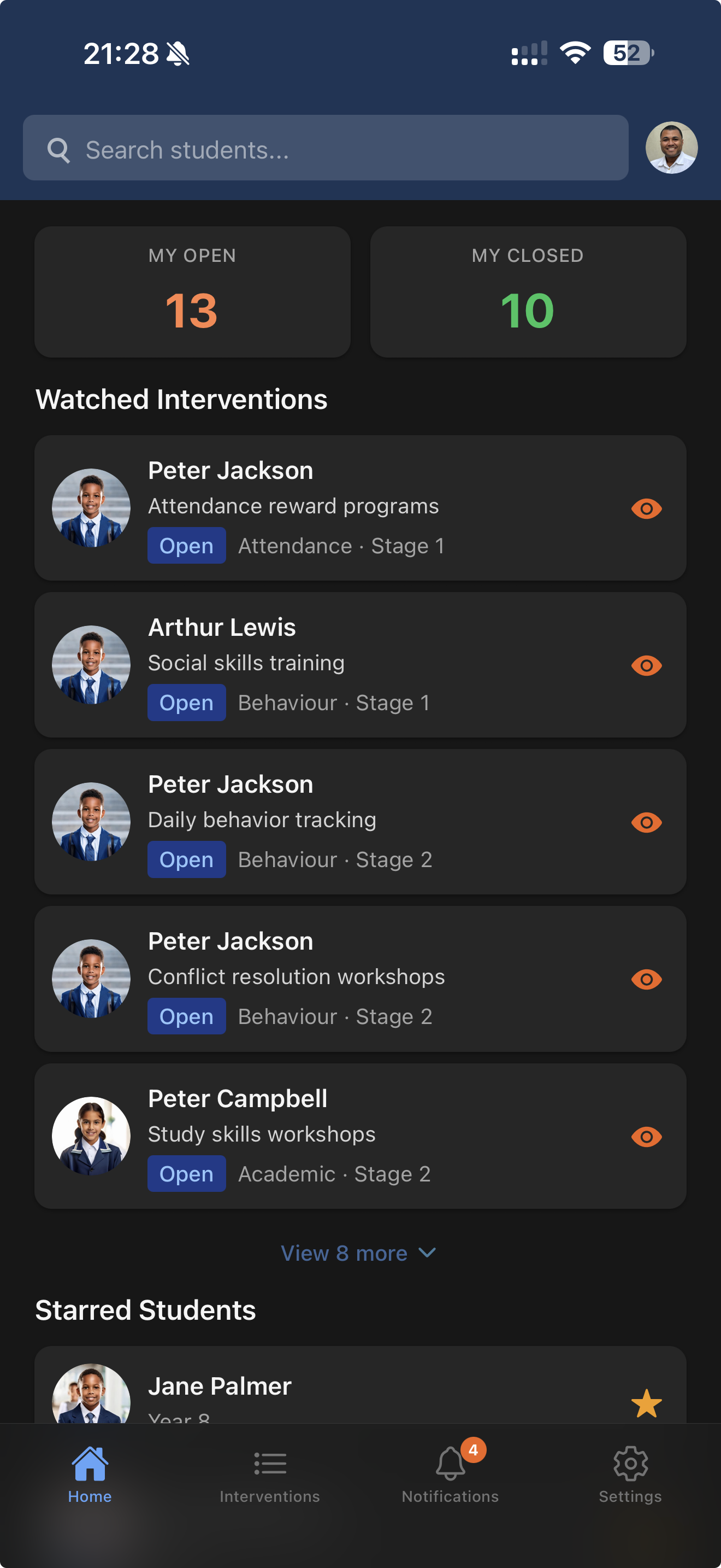 Trip or Sports Field - mobile view